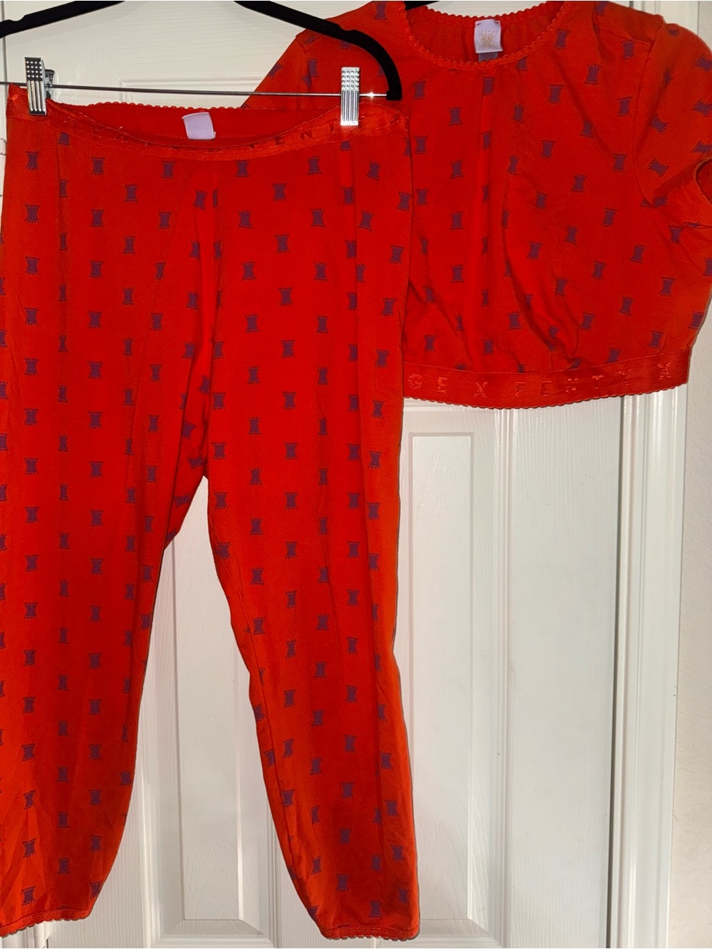 Savage X Fenty Bright Orange Casual Set